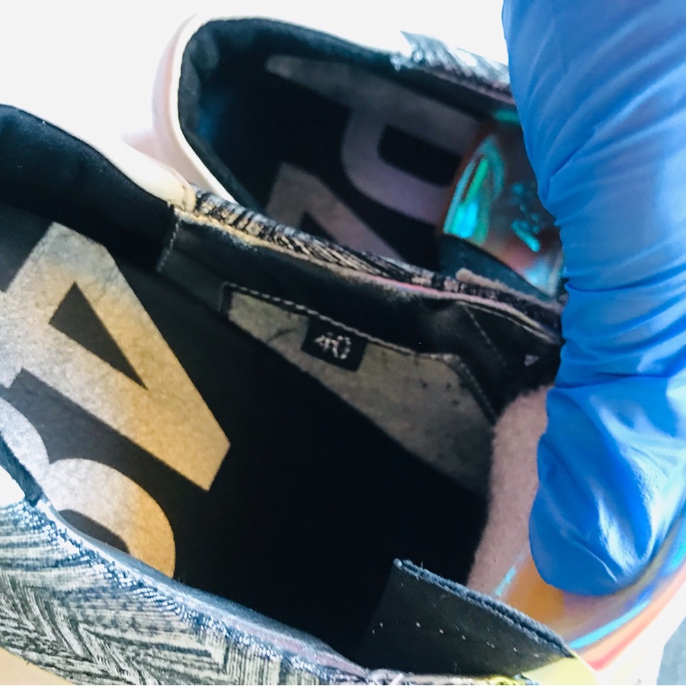 P448 Black, White & Gray Low-Top Sneakers - Picture 11 of 13